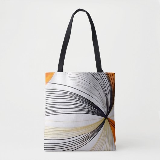 Stilvoll modernes abstrakt Art Chic Herbstthema Tasche (Vorderseite)