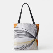 Stilvoll modernes abstrakt Art Chic Herbstthema Tasche (Rückseite)