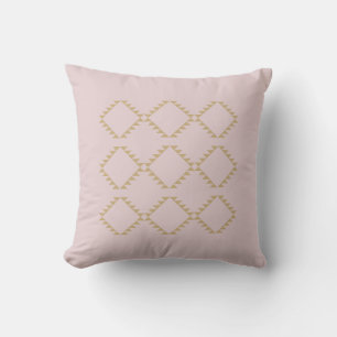 Stilvoll modernes Bauernhaus Geometric Lilac Blush Kissen