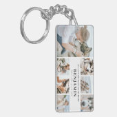 Stilvoll Modernes Beliebtes Haustier | FotoCollage Schlüsselanhänger (Vorderseite links)
