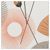 Stilvoll modernes Blumenmuster im Mittelalter Stoff (Nahaufnahme)