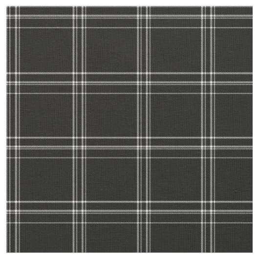 Stilvoll modernes Design in Schwarz/Weiß Stoff (Nahaufnahme)