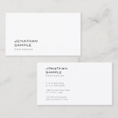 Stilvoll modernes Design Sleek Schlicht Beruflich Visitenkarte (Vorne/Hinten)