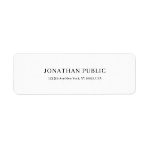 Stilvoll Modernes, einfaches Design, Weiß Schlicht