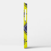 Stilvoll modernes Ikat-Stamm nahtloses Muster Case-Mate iPhone Hülle (Rückseite / Links)