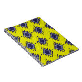 Stilvoll modernes Ikat-Stamm nahtloses Muster Notizblock (Rechte Seite)