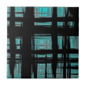 Stilvoll modernes Kariertes Muster Fliese (Vorderseite)