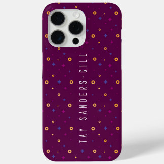 Stilvoll modernes Lila iPhone 15 Pro Max Case
