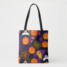Stilvoll modernes, sprichwörtlich bunter Halloween Tasche