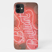 Stilvoll Neon Be Brilliant floral Case-Mate iPhone Hülle (Rückseite)