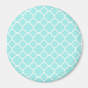 Stilvoll Niedliches Aqua Blue Aquamarin marokkanis Magnet