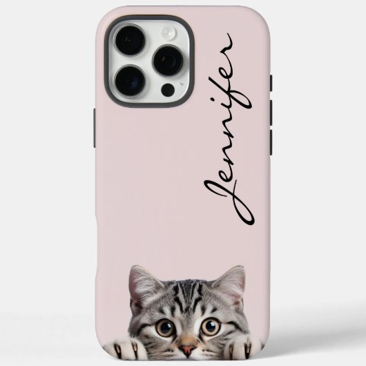 Stilvoll Niedliches Cat iPhone Case-Mate iPhone Hülle (Rückseite)