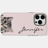 Stilvoll Niedliches Cat iPhone Case-Mate iPhone Hülle (Rückseite (Horizontal))