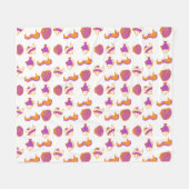 Stilvoll Niedliches, farbenfrohes Meeresleben unte Fleecedecke (Vorderseite (Horizontal))