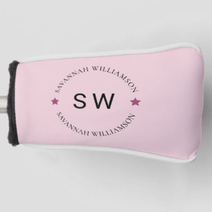 Stilvoll niedliches personalisiertes Monogramm ros Golf Headcover