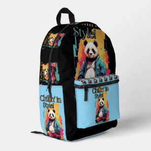 Stilvoll Panda Graphic   Niedliche und farbenfrohe Bedruckter Rucksack