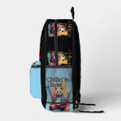 Stilvoll Panda Graphic | Niedliche und farbenfrohe Bedruckter Rucksack (Rechts)