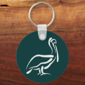 Stilvoll Pelikan Schlüsselanhänger (Vorderseite)
