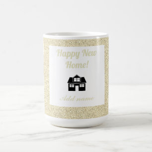 Stilvoll personalisierte Zuhause-Tasse Kaffeetasse