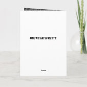 Stilvoll personalisierter Geburtstag Karte (Rückseite)