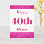 Stilvoll personalisierter Geburtstag Karte (Gelbe Blume)