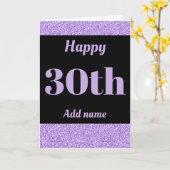 Stilvoll personalisierter Geburtstag Karte (Gelbe Blume)