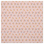 Stilvoll pfirsichblaues, florales Muster Stoff (Muster)