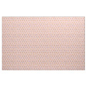 Stilvoll pfirsichblaues, florales Muster Stoff (Fat Quarter (45,7 x 55,9 cm))