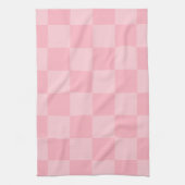 Stilvoll Pink Gingham Checkered Geschirrtuch (Vertikal)