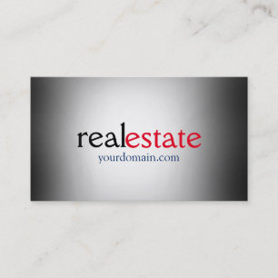 Stilvoll Real Anwesen Agent Trendy Beruflich Gray Visitenkarte