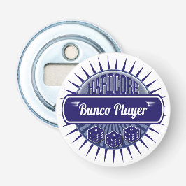 Stilvoll Retro Bunco Player Lucky Dice Blue Flaschenöffner