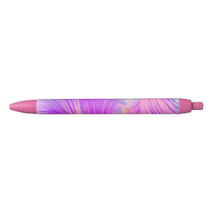 Stilvoll rosa Abstrakt Feathers Kugelschreiber