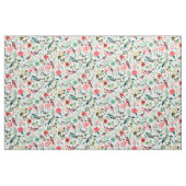 Stilvoll rosa en Green pattern Blume Bird Muster Stoff (Fat Quarter (45,7 x 55,9 cm))