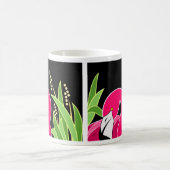 Stilvoll rosa Flamingo Bird Kaffeetasse (Mittel)