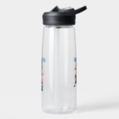 Stilvoll rosa Llamas Trinkflasche (Links)