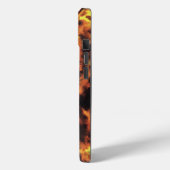 Stilvoll rosa Mit Monogramm Tortoiseshell Case-Mate iPhone Hülle (Rückseite / Links)