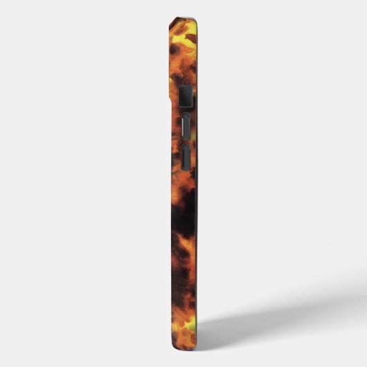 Stilvoll rosa Mit Monogramm Tortoiseshell Case-Mate iPhone Hülle (Rückseite / Links)