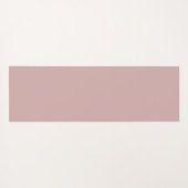 Stilvoll rosa Modernes Script Girly Monogram Name Yogamatte (Rückseite (Horizontal))