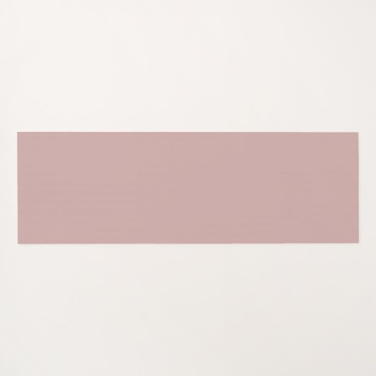 Stilvoll rosa Modernes Script Girly Monogram Name Yogamatte (Rückseite (Horizontal))