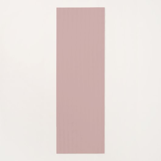 Stilvoll rosa Modernes Script Girly Monogram Name Yogamatte (Rückseite)