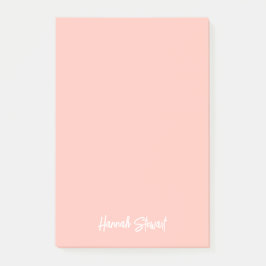 Stilvoll Rosa Pfirsich Minimalistisch Girly Studen Post-it Klebezettel