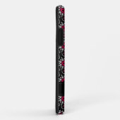 Stilvoll rosa+schwarze Sternenmuster Case-Mate iPhone Hülle (Hinten/Rechts)