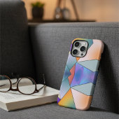 Stilvoll rosa und blau Marmor Moderne Ästhetik Case-Mate iPhone Hülle