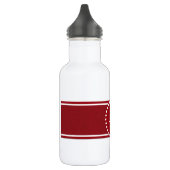 Stilvoll rot und weiß edelstahlflasche (Links)