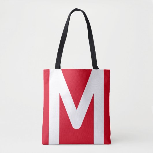 Stilvoll rot und weiß tasche (Vorderseite)