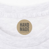 Stilvoll Rustikale, handgefertigte Imitate Kraft Etiketten (Befestigt)