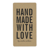 Stilvoll Rustikaler Handgefertigt mit Liebe Imitat (Vorne)