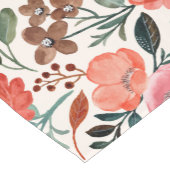 Stilvoll rustikales Blumenmuster Kurzer Tischläufer (Ecke)