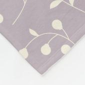 Stilvoll rustikales botanisches Muster Lilac Mit M Fleecedecke (Ecke)