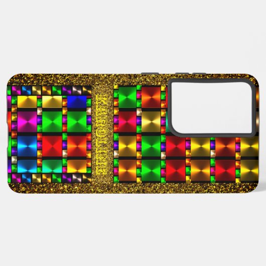 Stilvoll Samsung Galaxy Hülle (Linke Seite)